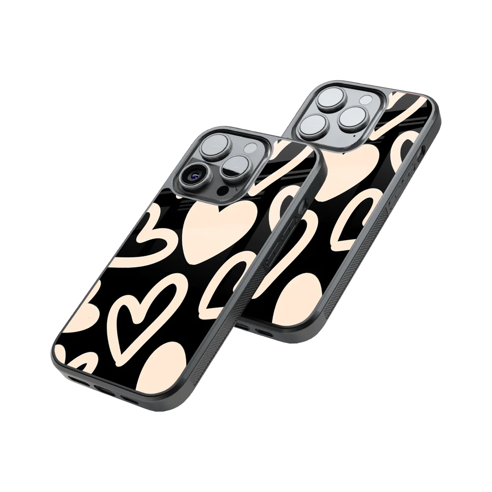 Protective Glass Back Phone Case Compatible with iPhone, Samsung, OnePlus, Pixel & More