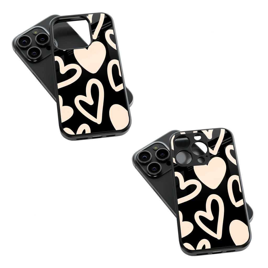 Trendy Glass Back Mobile Case for iPhone, Samsung, Redmi, OnePlus, Google Pixel, Motorola