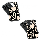Trendy Glass Back Mobile Case for iPhone, Samsung, Redmi, OnePlus, Google Pixel, Motorola
