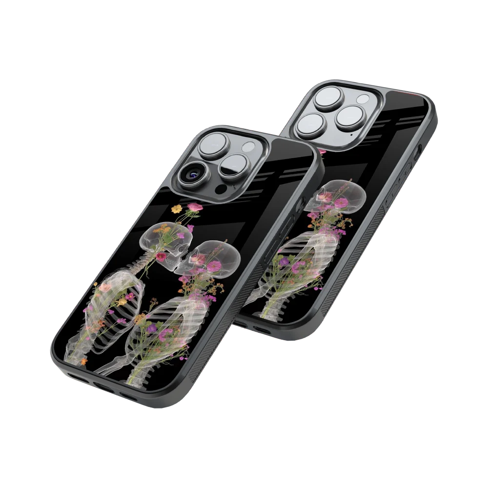 Protective Glass Back Phone Case Compatible with iPhone, Samsung, OnePlus, Pixel & More