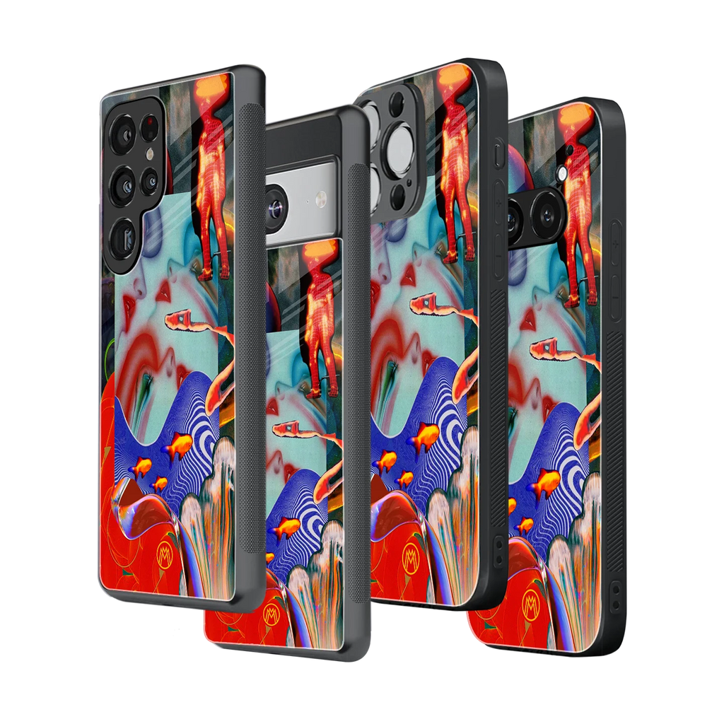 Stylish Glass Back Case for All Smartphones iPhone, Samsung, OnePlus, Pixel, Redmi, Oppo, Vivo, Motorola