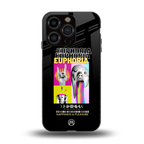 euphoria back phone cover | glass case for iphone 13 pro
