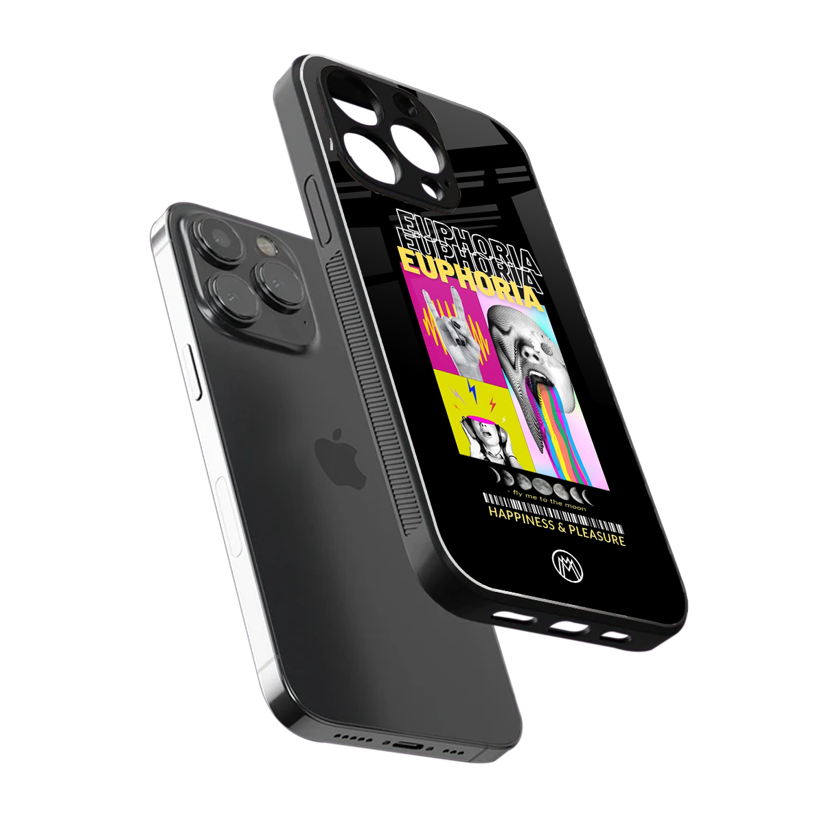 euphoria back phone cover | glass case for iphone 13 pro