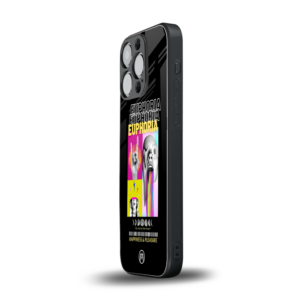 euphoria back phone cover | glass case for iphone 13 pro