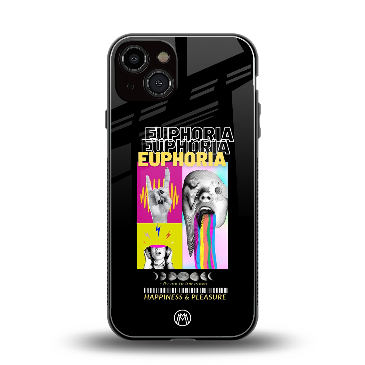euphoria back phone cover | glass case for iphone 13