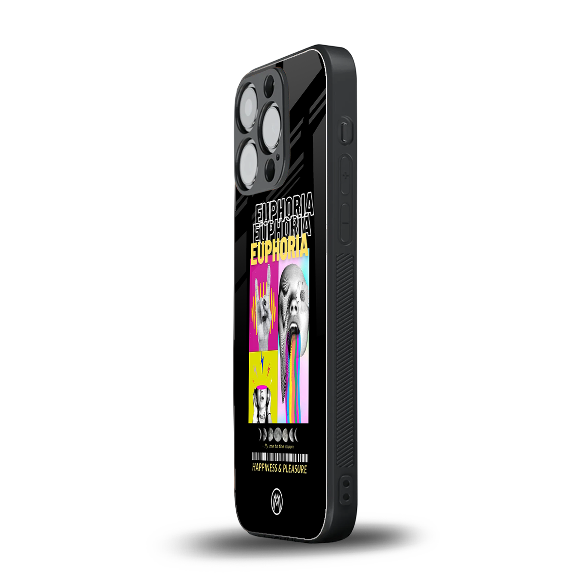 euphoria back phone cover | glass case for iphone 15 pro