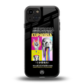 euphoria back phone cover | glass case for iphone 15