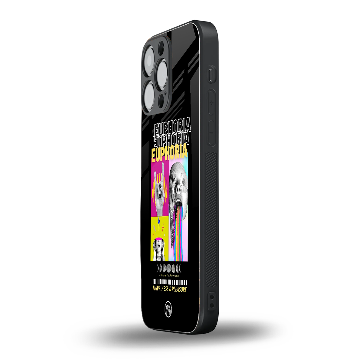 euphoria back phone cover | glass case for iphone 16 pro max