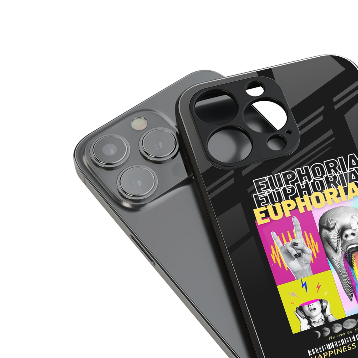 euphoria back phone cover | glass case for iphone 13 pro max