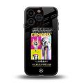 euphoria back phone cover | glass case for iphone 16 pro