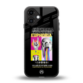 euphoria back phone cover | glass case for iphone 16