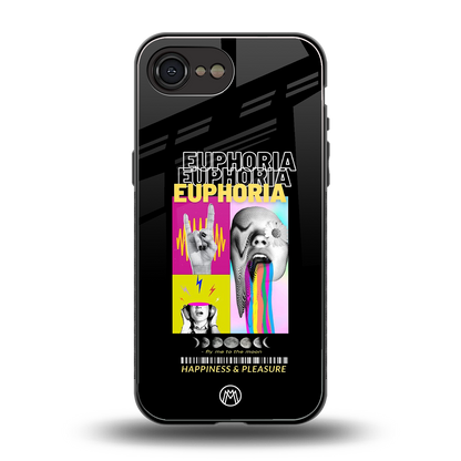 euphoria back phone cover | glass case for iphone 16e
