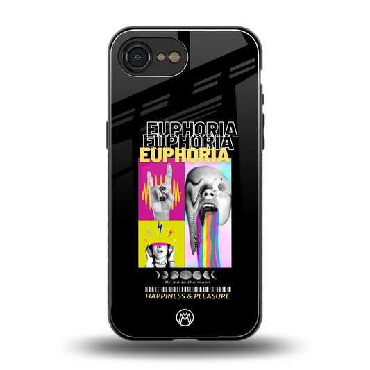 euphoria back phone cover | glass case for iphone 16e