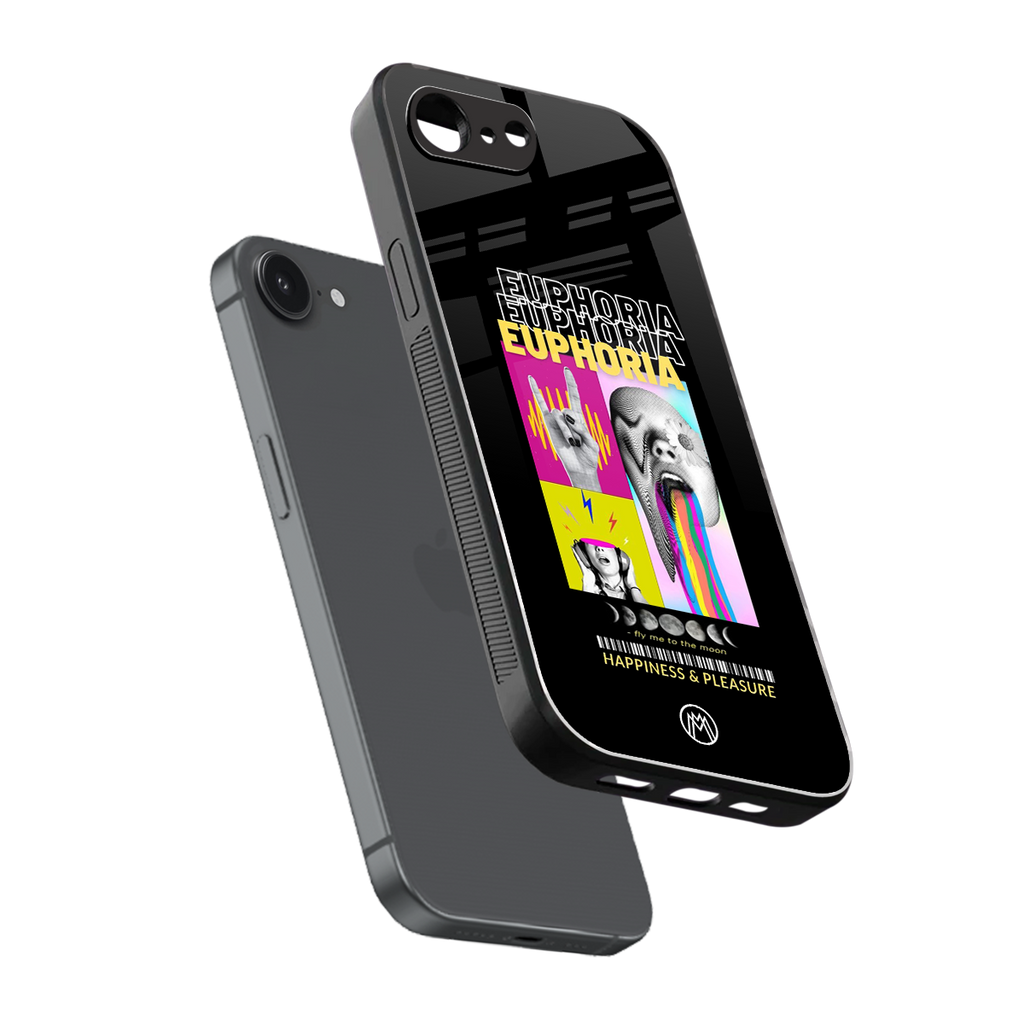 euphoria back phone cover | glass case for iphone 16e