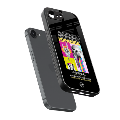 euphoria back phone cover | glass case for iphone 16e