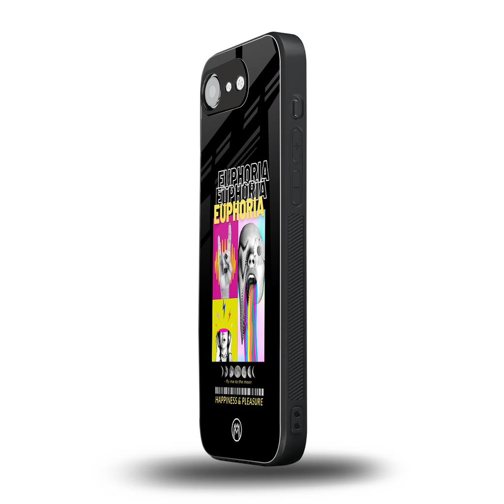 euphoria back phone cover | glass case for iphone 16e