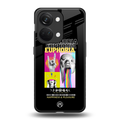 euphoria back phone cover | glass case for oneplus nord 3