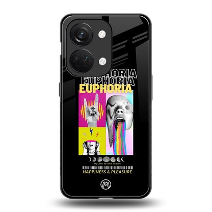 euphoria back phone cover | glass case for oneplus nord 3