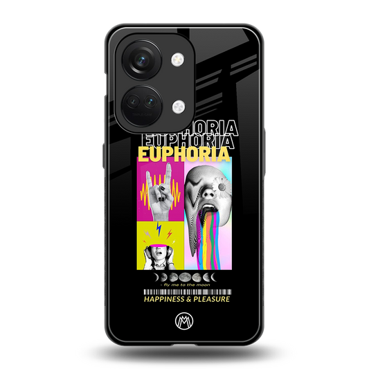 euphoria back phone cover | glass case for oneplus nord 3