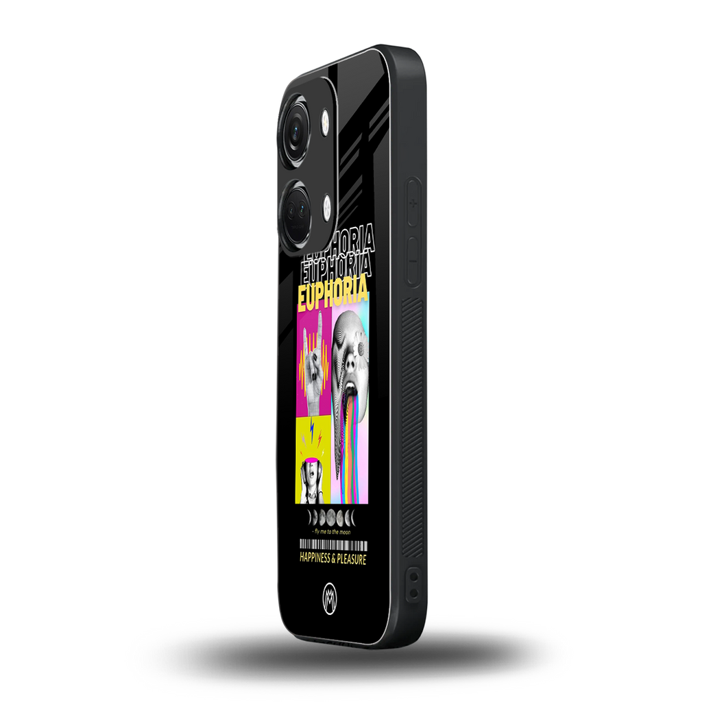 euphoria back phone cover | glass case for oneplus nord 3