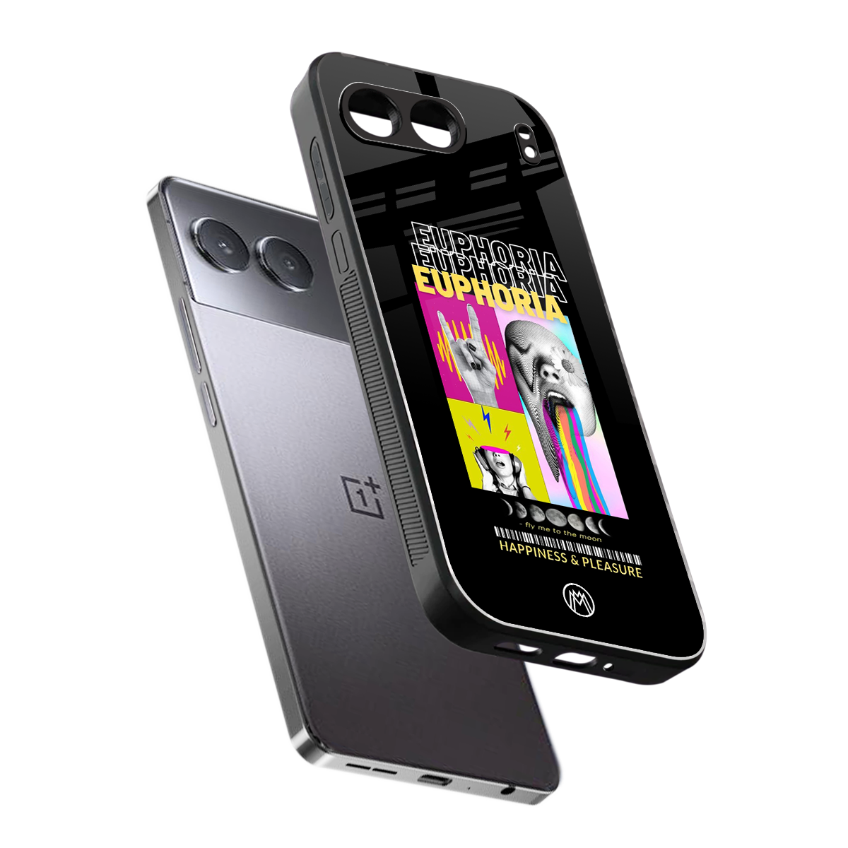 euphoria back phone cover | glass case for oneplus nord 4