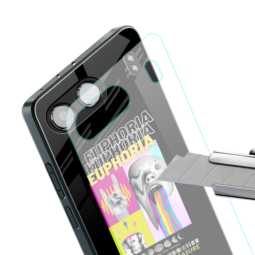 euphoria back phone cover | glass case for oneplus nord 4
