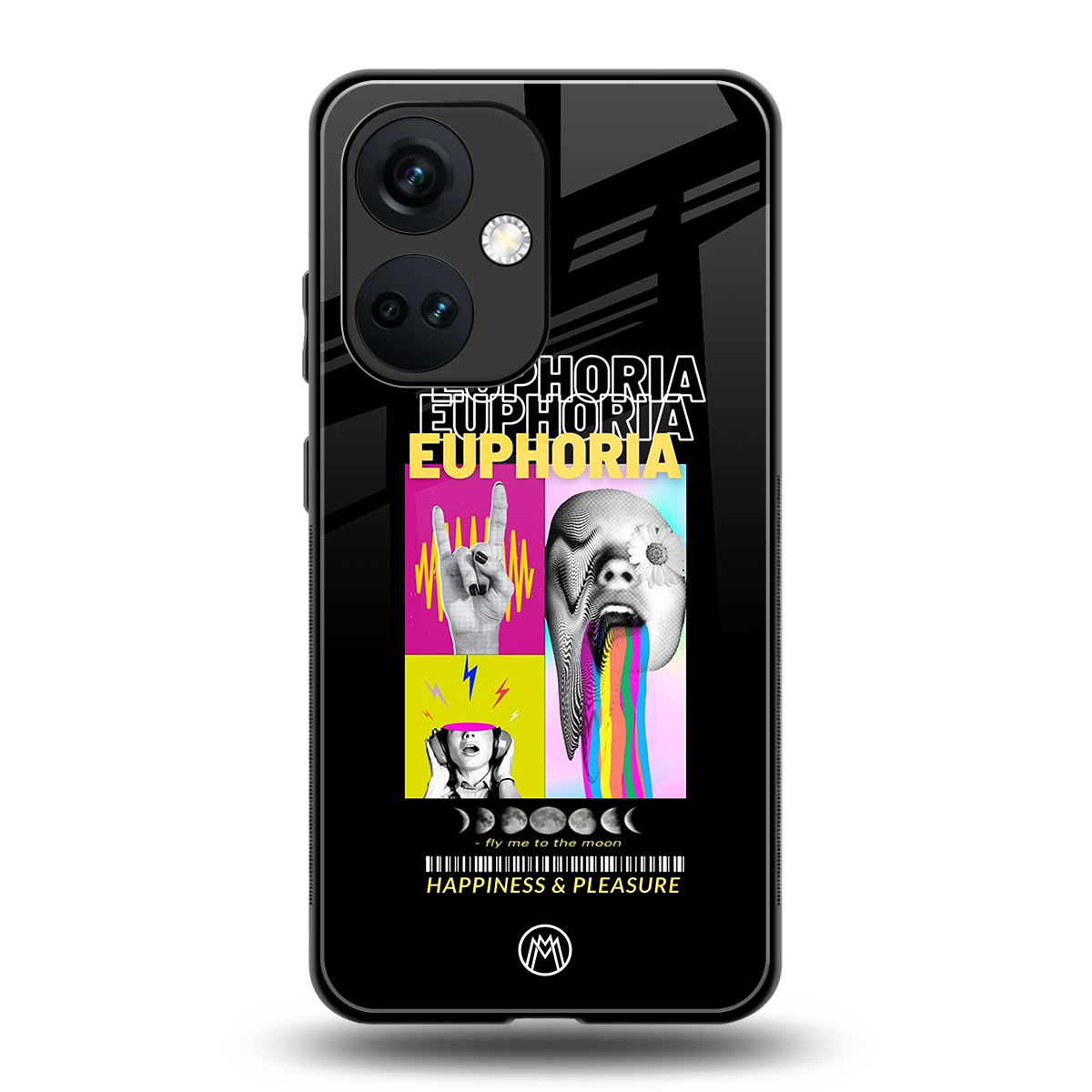 euphoria back phone cover | glass case for oneplus nord ce 3