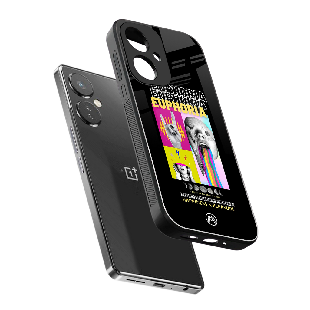 euphoria back phone cover | glass case for oneplus nord ce 3