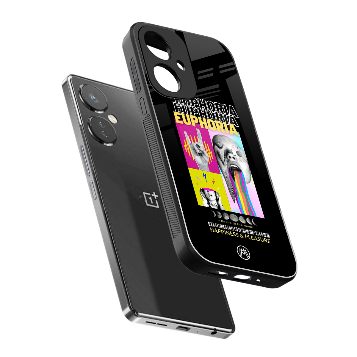 euphoria back phone cover | glass case for oneplus nord ce 3