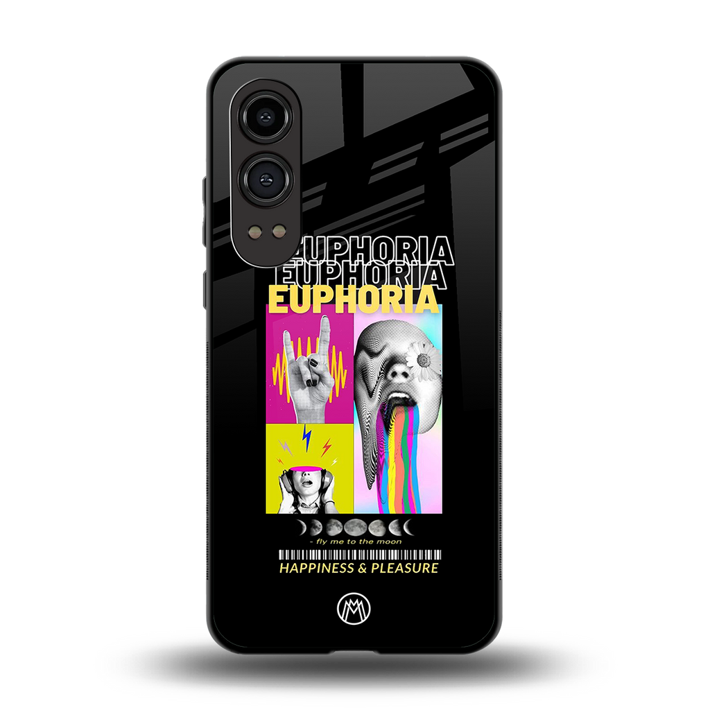 euphoria back phone cover | glass case for oneplus nord ce 4 lite