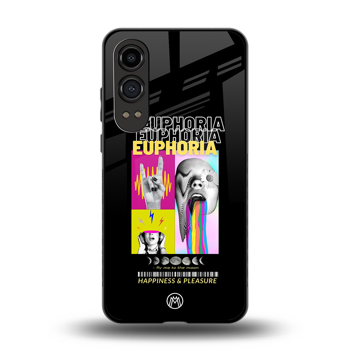 euphoria back phone cover | glass case for oneplus nord ce 4 lite