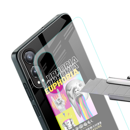euphoria back phone cover | glass case for oneplus nord ce 4 lite