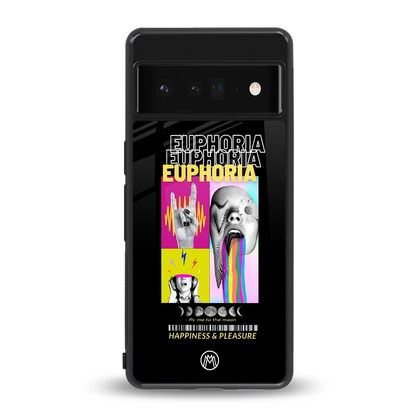 euphoria back phone cover | glass case for google pixel 6 pro