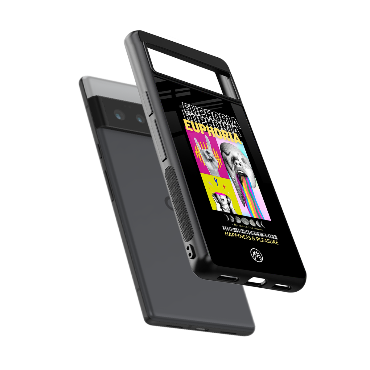 euphoria back phone cover | glass case for google pixel 6 pro