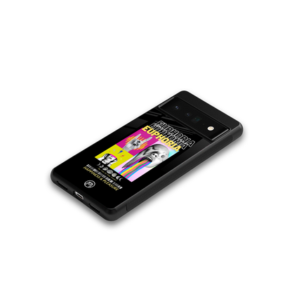euphoria back phone cover | glass case for google pixel 6 pro
