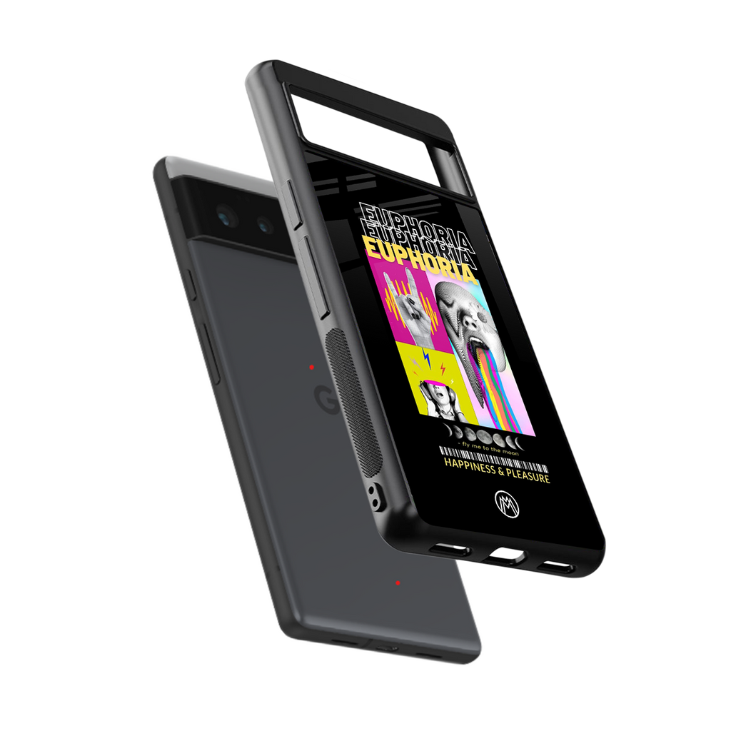 euphoria back phone cover | glass case for Google Pixel 6A