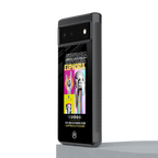 euphoria back phone cover | glass case for google pixel 6