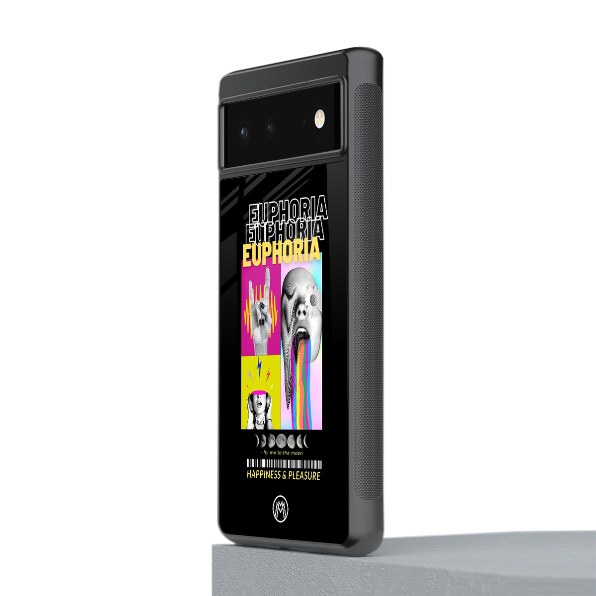 euphoria back phone cover | glass case for google pixel 6