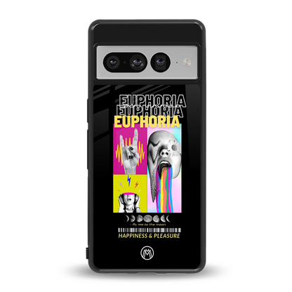 euphoria back phone cover | glass case for google pixel 7 pro