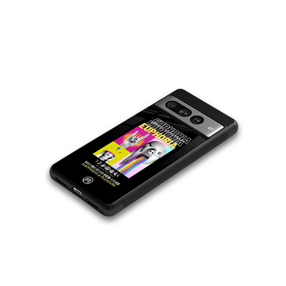 euphoria back phone cover | glass case for google pixel 7 pro
