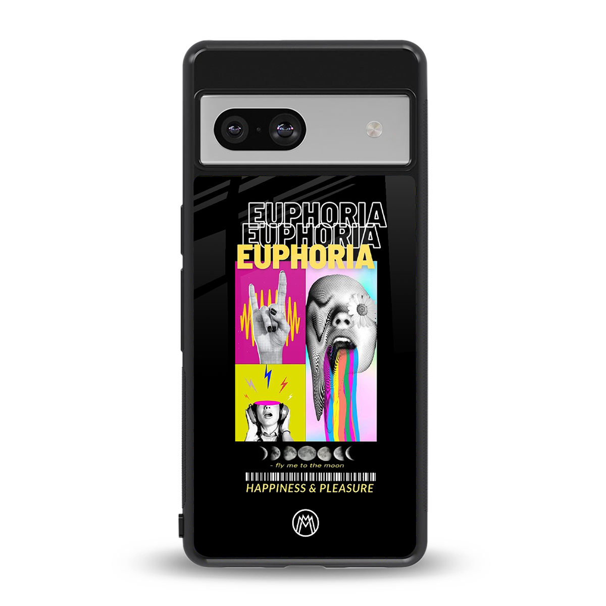 euphoria back phone cover | glass case for Google Pixel 7