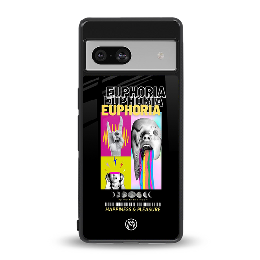 euphoria back phone cover | glass case for Google Pixel 7