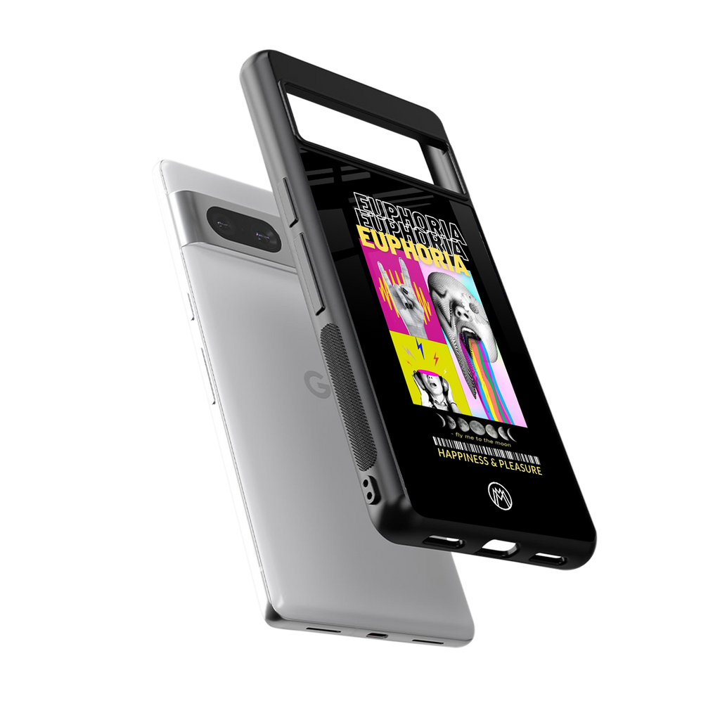 euphoria back phone cover | glass case for Google Pixel 7A