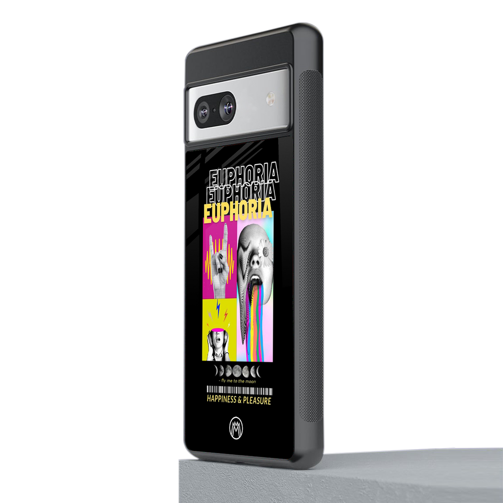 euphoria back phone cover | glass case for Google Pixel 7