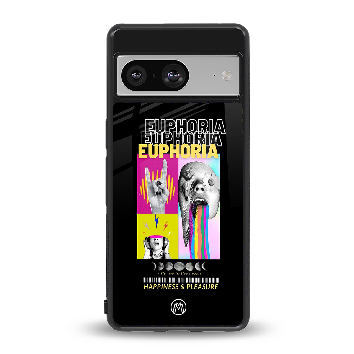 euphoria back phone cover | glass case for Google Pixel 8