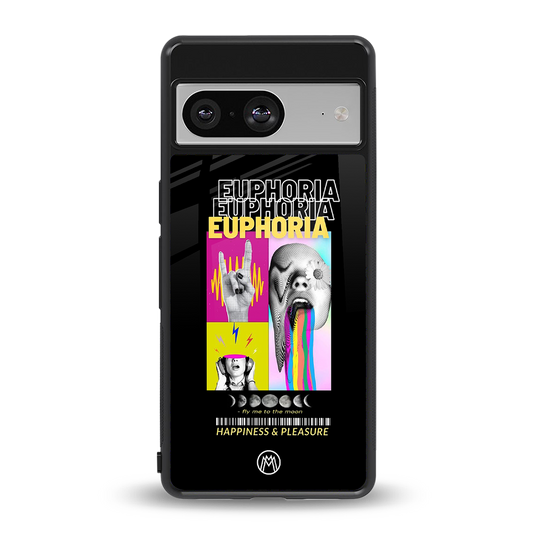 euphoria back phone cover | glass case for Google Pixel 8