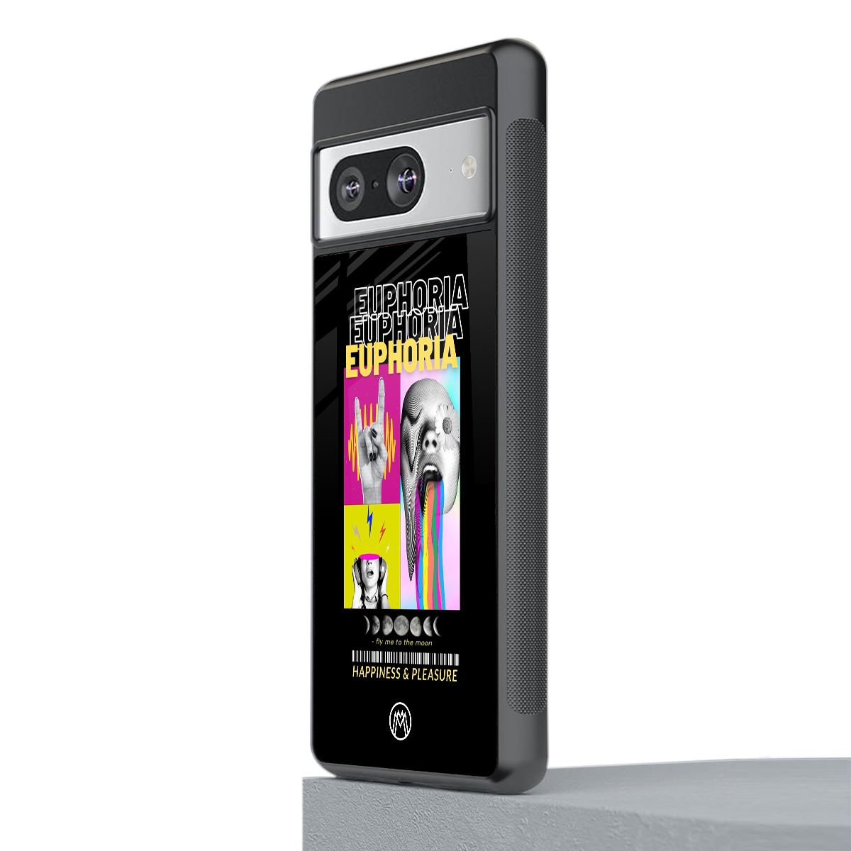 euphoria back phone cover | glass case for Google Pixel 8