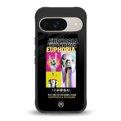 euphoria back phone cover | glass case for google pixel 9