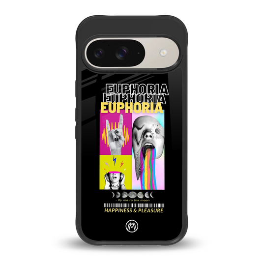 euphoria back phone cover | glass case for google pixel 9