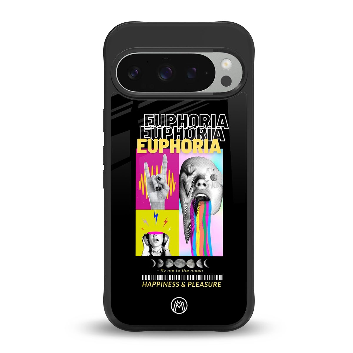 euphoria back phone cover | glass case for google pixel 9 pro xl